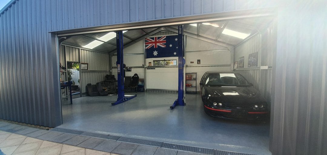 auto garage sheds