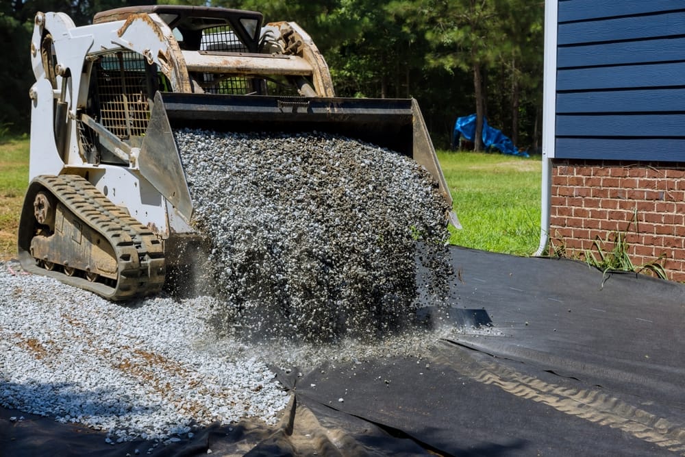 Laying the foundations for a shed